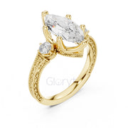 Marquise Diamond Vintage Ring