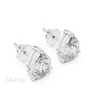Pear Cut Diamond Solitaire Earrings