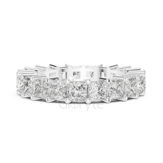 Princess Cut Diamond Eternity Band