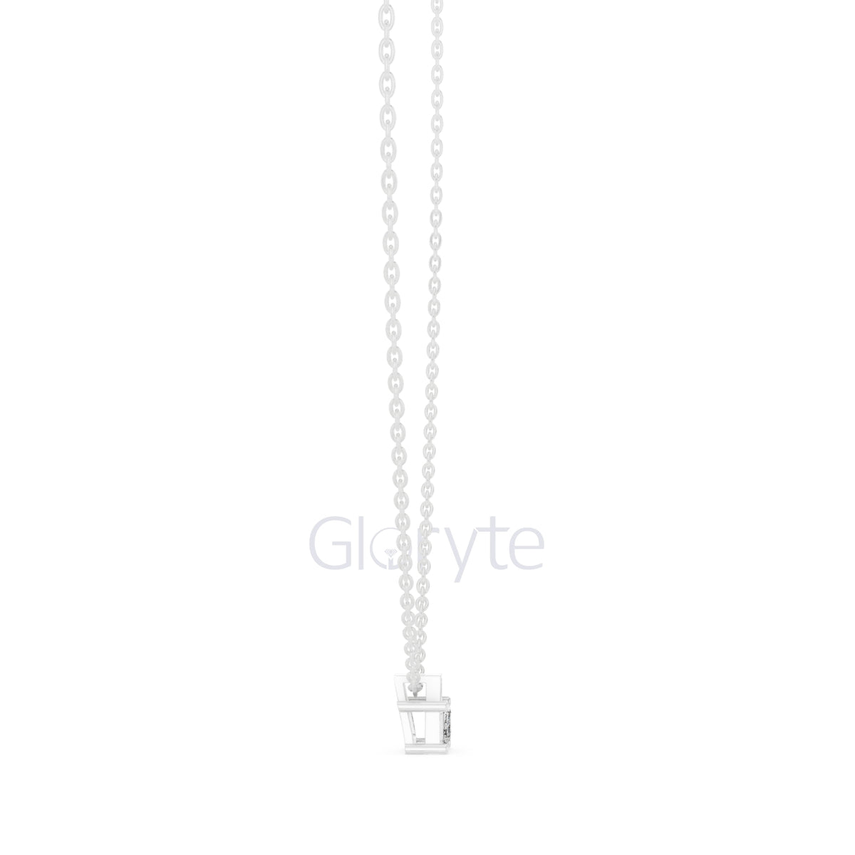 Emerald Solitaire Pendant Necklace (0.39 CT)