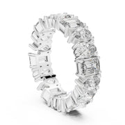 Emerald, Pear & Oval Cut Diamond Eternity Band – Full Circle Brilliance