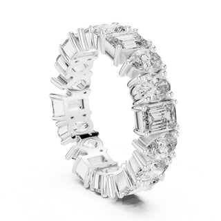 Emerald, Pear & Oval Cut Diamond Eternity Band – Full Circle Brilliance