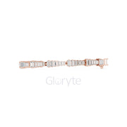 Graduated Baguette Diamond Tennis Bracelet