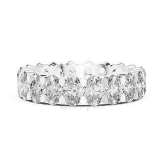 Oval Cut Diamond Eternity Band