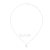 Crescent Moon Diamond Pendant Necklace