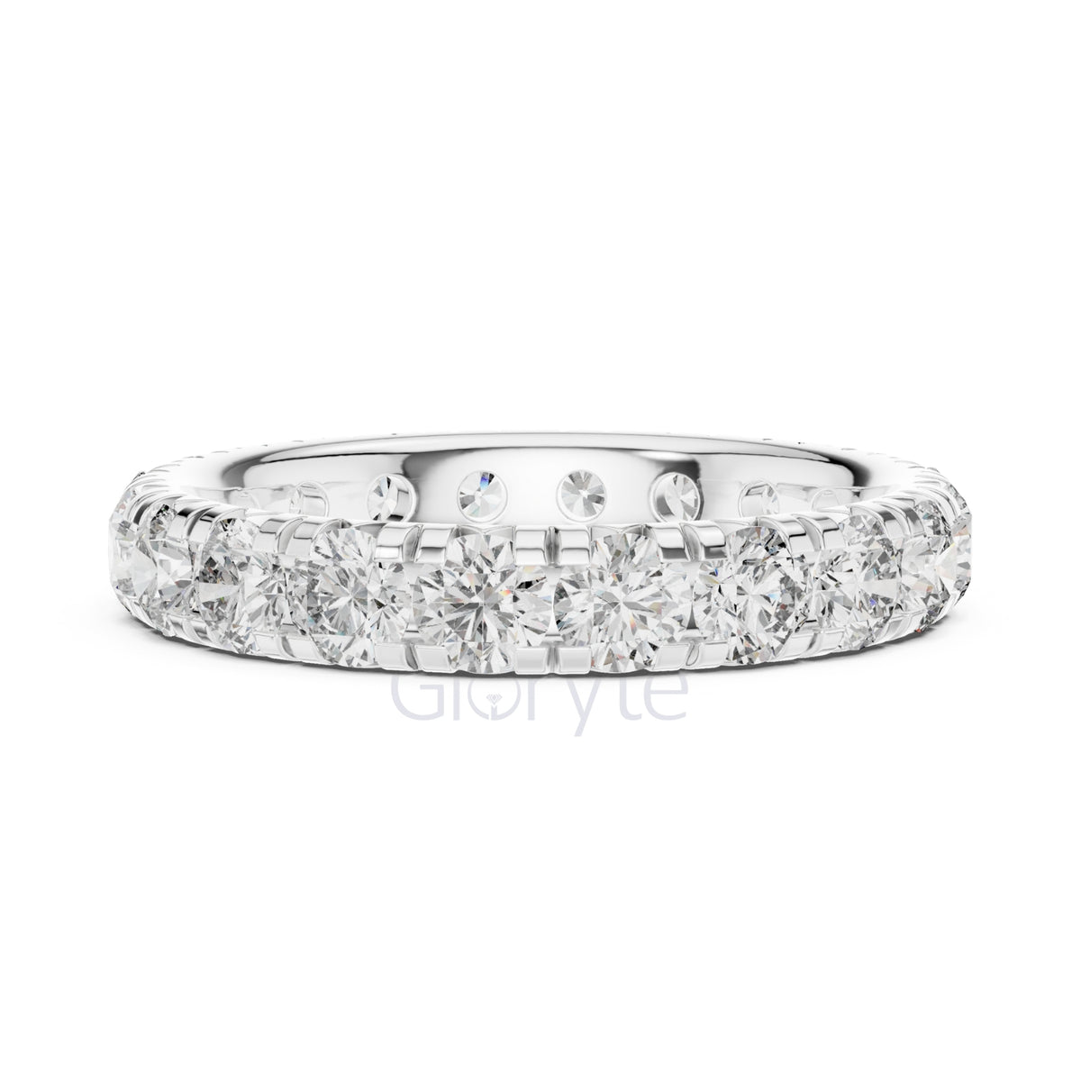 Round Cut Diamond Eternity Band