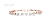 Mixed Shape Diamond Tennis Bracelet