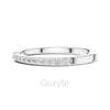 Open Pavé Diamond Band | Lab-Grown & Moissanite | 925 Silver, 10K, 14K Gold