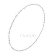 Bezel Set Diamond Tennis Necklace