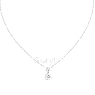 Two Stone Diamond Pendant Necklace