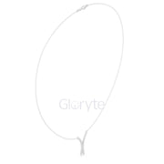 Diamond Crossover Pendant Necklace
