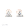 Trillion Cut Diamond Stud Earrings