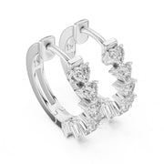 Eternal Heart Hoop Earrings