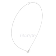 Diamond Cluster V-Shaped Necklace