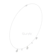 Diamond Charm Necklace – Pave Disc & Solitaire Pendant in Silver, 10K & 14K Gold