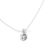 Cushion Cut Pendant with Diamond Bail | 1.50 CT