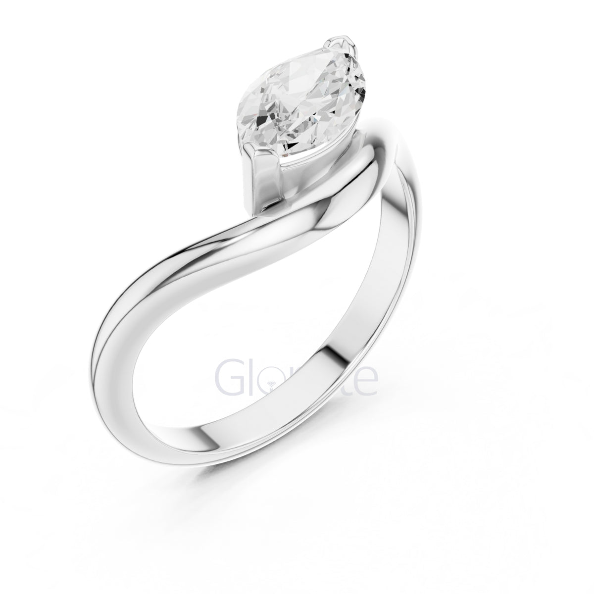 Marquise Diamond Wrap Ring
