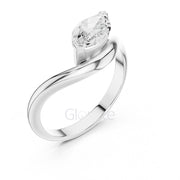 Marquise Diamond Wrap Ring
