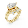 Pear Diamond Bridal Set