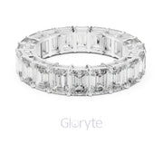 Emerald Cut Diamond Eternity Ring – Classic Full Circle Ring