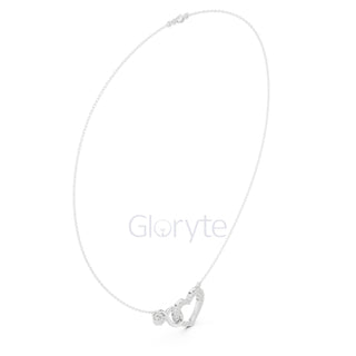 Heart Diamond Pendant Necklace