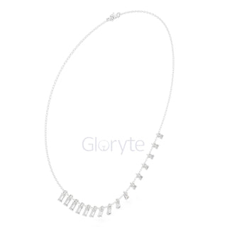 Baguette Diamond Necklace