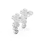 Bubble Cluster Diamond Earrings