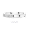 Double Row Diamond Band Ring in Sterling Silver, 10K & 14K Gold