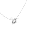 Asscher Cut Solitaire Pendant | 2.5 CT