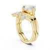 Oval Diamond Bridal Set