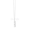 Three-Stone Diamond Pendant Necklace (1.11 CT)