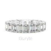Emerald Cut Diamond Eternity Ring – Classic Full Circle Ring