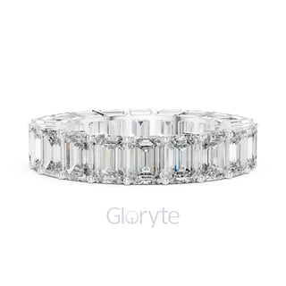 Emerald Cut Diamond Eternity Ring – Classic Full Circle Ring