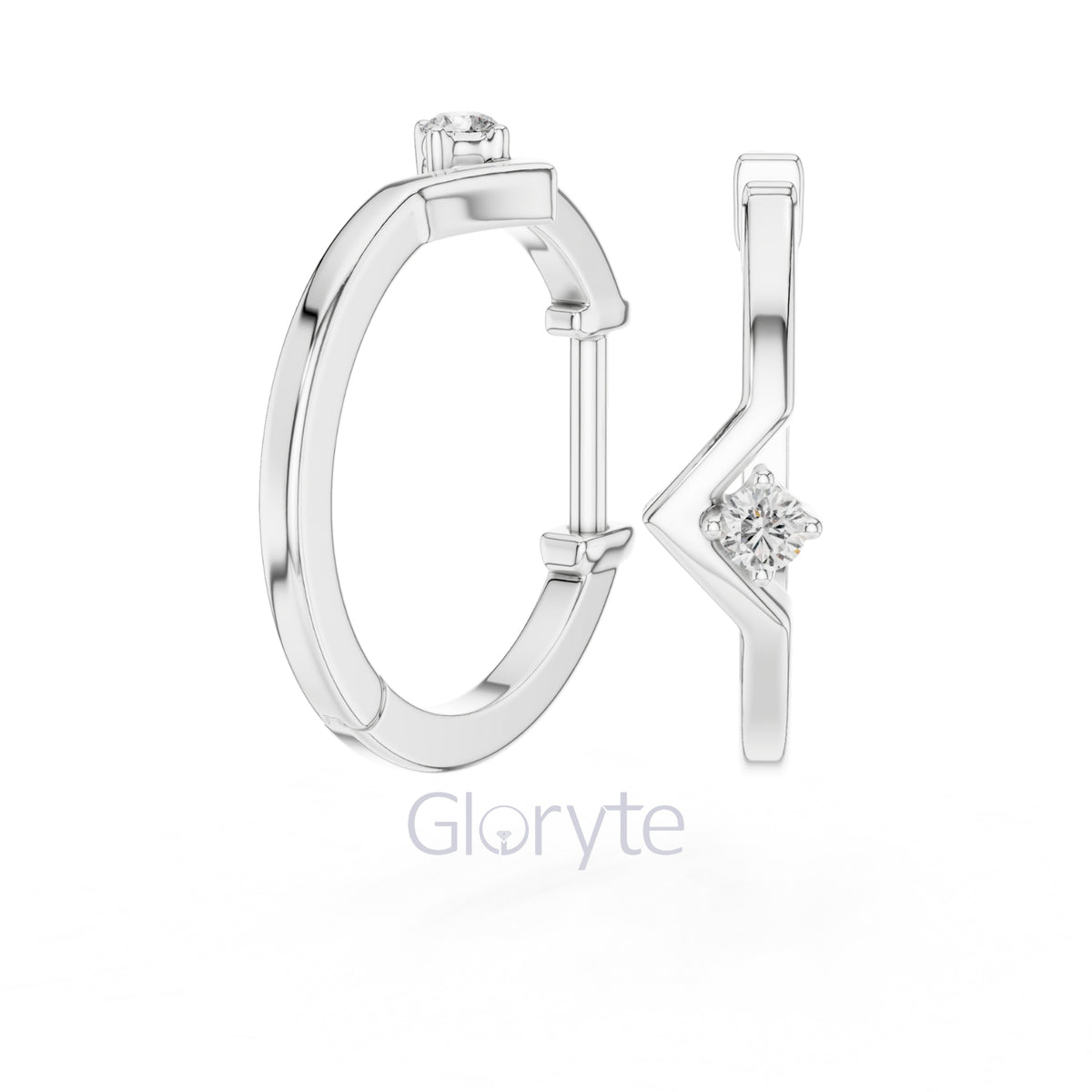 Geometric Hoop Earrings