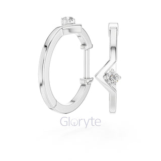 Geometric Hoop Earrings