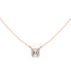 Asscher Cut Bezel Pendant | 1.50 CT