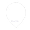 Triangle Solitaire Diamond Pendant Necklace