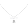 Pear Cut Pendant with Diamond Bail | 1.50 CT