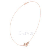 Pear and Marquise Diamond Duo Necklace