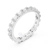 Baguette Diamond Eternity Band – Lab-Grown & Moissanite