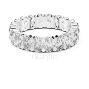 Oval Cut Diamond Eternity Band