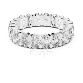 Oval Cut Diamond Eternity Band