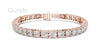 Round Brilliant Diamond Tennis Bracelet