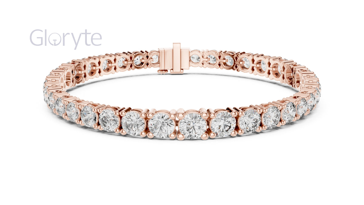 Round Brilliant Diamond Tennis Bracelet