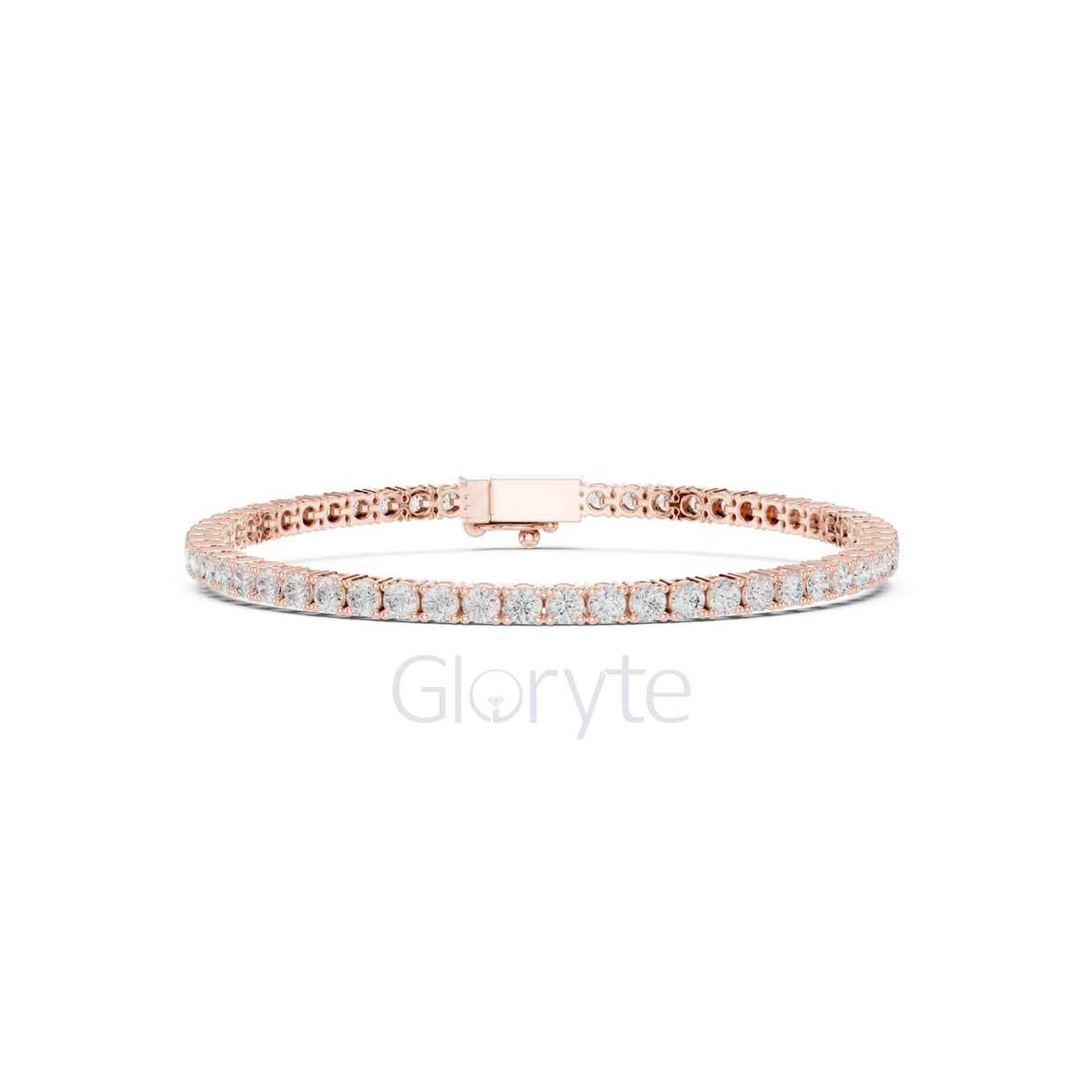 Classic Round Diamond Tennis Bracelet (2.50mm)