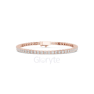 Classic Round Diamond Tennis Bracelet (2.50mm)