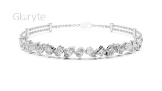 Mixed Cut Diamond Bracelet