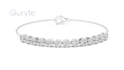 Diamond Halo Tennis Bracelet 3.00mm