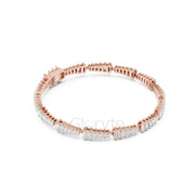 Graduated Baguette Diamond Tennis Bracelet