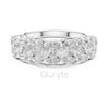 Nature Inspired Marquise Diamond Band Ring – Gold / Sterling Silver